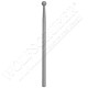 Barreau de diamètre 12mm, Longueur 1000mm - Pointe boule de largeur 18mm