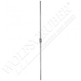 Barreau de diamètre 12mm, longueur 1000mm - 1 noeud central