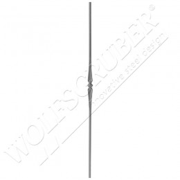 Barreau de diamètre 14mm, Longueur 1000mm - 1 noeud