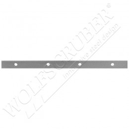 Traverse à trous rectangulaire en fer forgé - Dimension 30x8