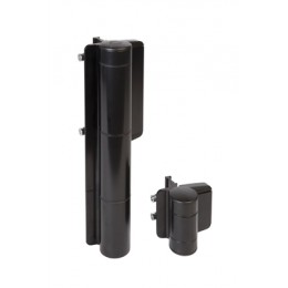Ferme-porte hydraulique et charnière 180° - Coffre noir