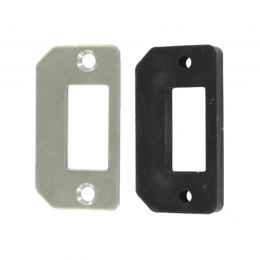 Gâche réversible en inox pour portillon - Finition brossé