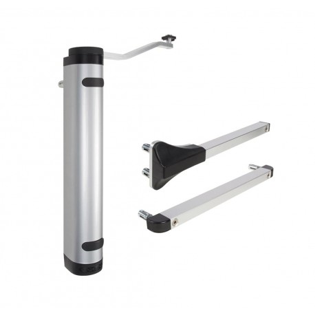 Ferme-porte hydraulique vertical - 90°/180° - Couleur argent