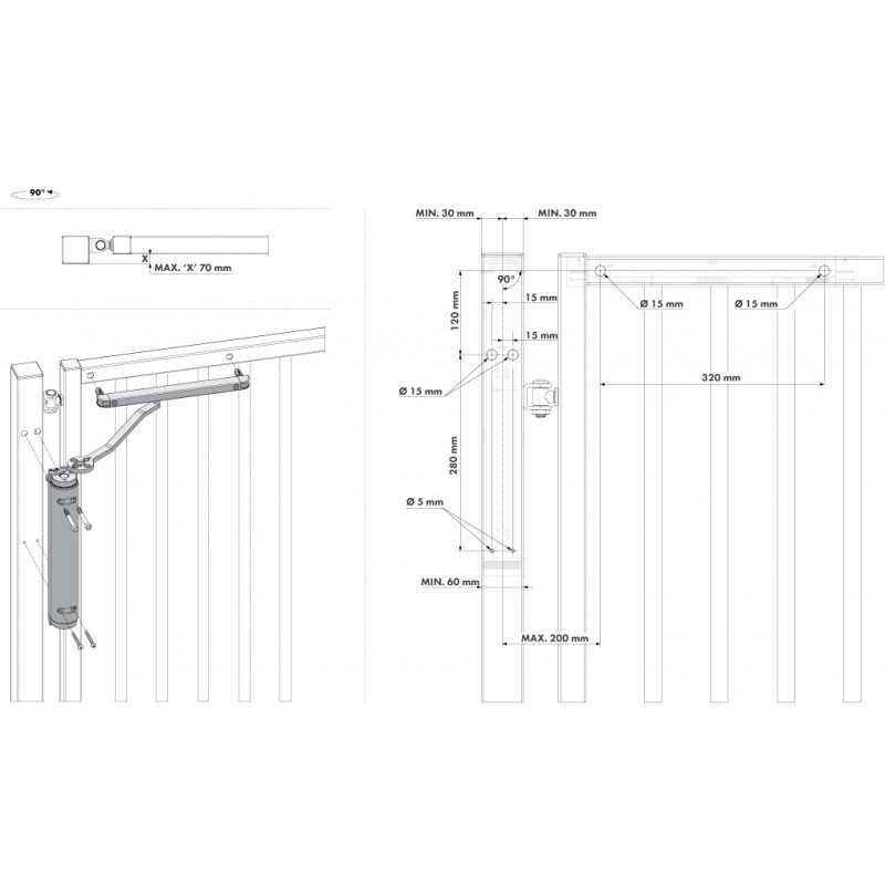 Installer un ferme-porte hydraulique 