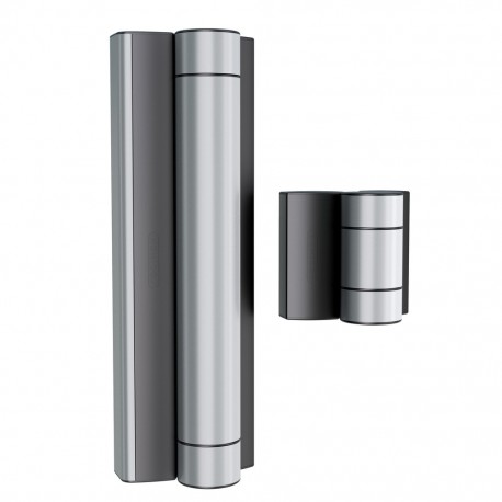 Charnière avec ferme-portillon motorisé intégré MAGNUS