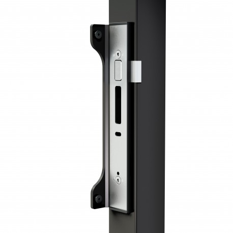 Gâche électrique plate pour serrures à encastrer, avec butée - UNILEC de LOCINOX