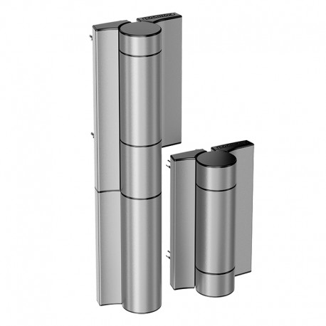 Charnière et Ferme-Porte Hydraulique MAMMOTH-HD-2  LOCINOX – Finition Argent