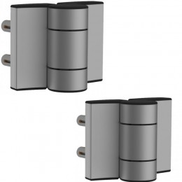 LOCINOX DINO-2 Charnière Locinox 180° à Double Roulements - Version Argent | Performance & Fluidité