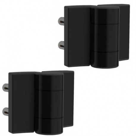 DINO-2 9005 LOCINOX Charnière Noire Locinox 180° à Double Roulements - Design & Robuste