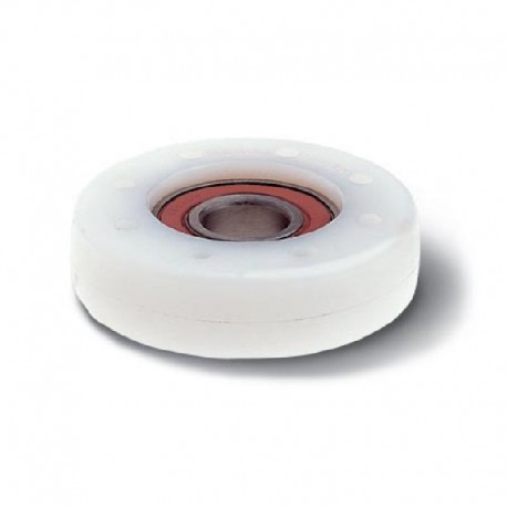 Roue nylon avec roulement pour porte coulissante 19-23-25-27 mm