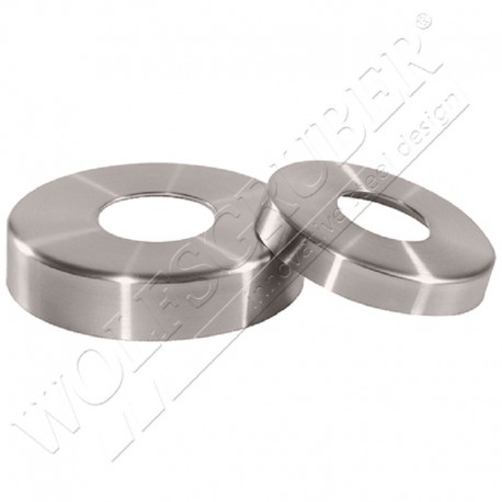 Cache-embase rond en inox - Diamètre 48,3