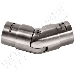 Coude réglable 90°à180° - Pour tube diamètre 33,7