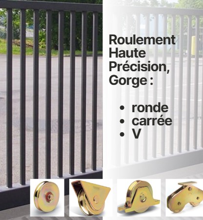 Roue pour portail coulissant par ROLLING CENTER