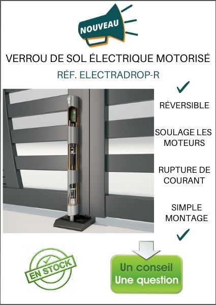 Kit Portail coulissant télescopique ouverture jusqu'à 8 mètres - R