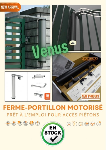 Nouveau ferme portail motorisé pour les accès piétons